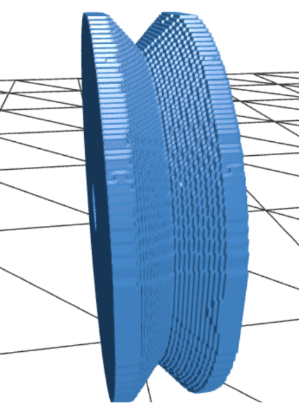 Grooved pulley wheel